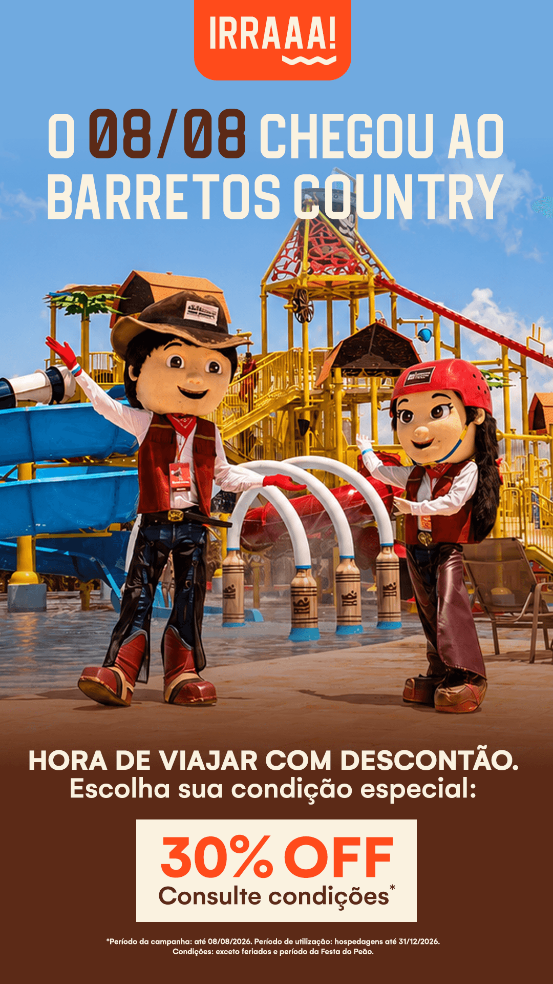 30% OFF de 08/08