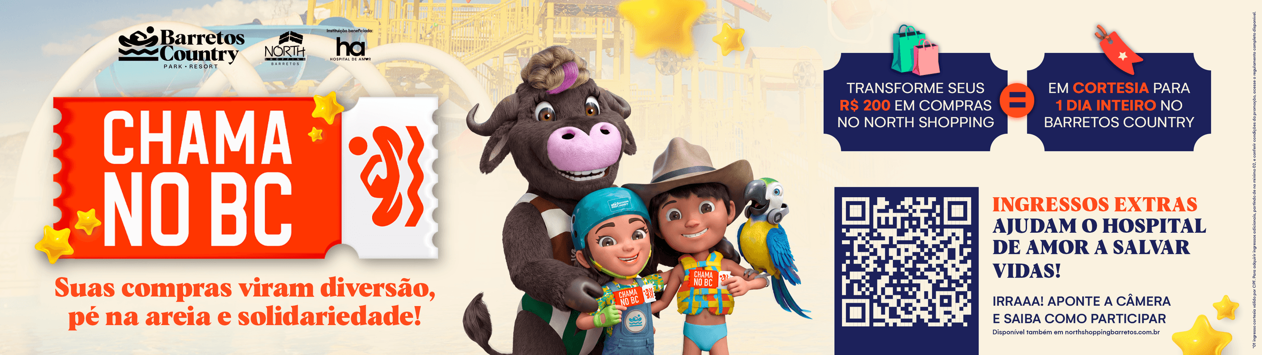 Chama no BC — suas compras no North Shopping viram diversão no Barretos Country